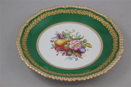 A Royal Crown Derby plate, c.1920, 22.5cm